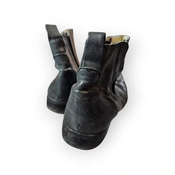 Kenneth Cole Made in Italy Black Leather Ankle Boots Men\'s 8 Kenneth Cole Made in Italy Black Leather Ankle Boots Men main image 4